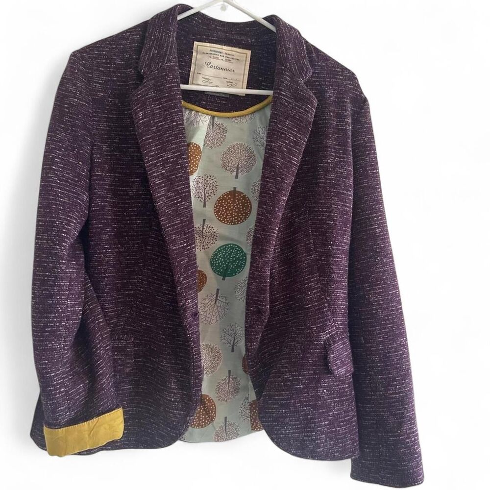 Cartonnier Women's Purple Blazer
